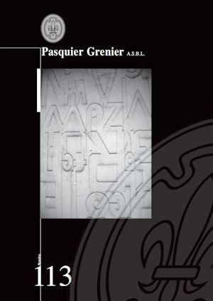 bulletin Pasquier Grenier 113